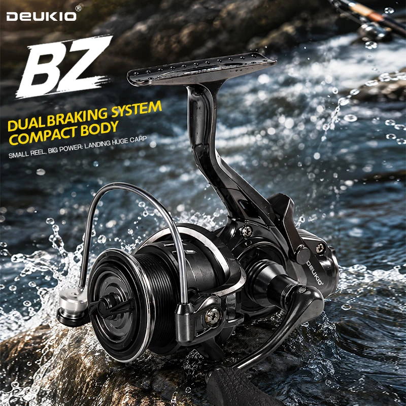 Ice Fishing Reel - Carretilha Compacta DEUKIO com Freio Duplo